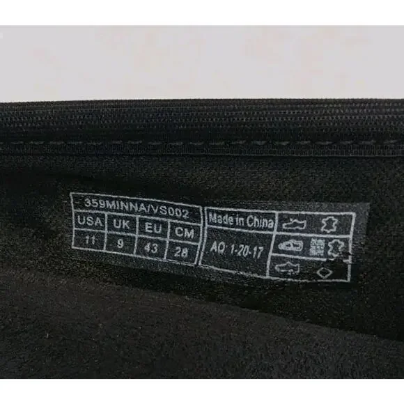 Vionic Minna Black Leather Ballet Flats Bow Cap Toe Women’s Size 11 Medium - Picture 8 of 8